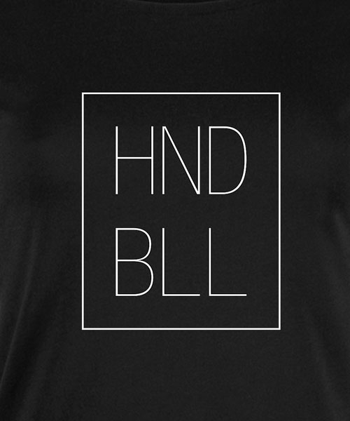 T-Shirt "HNDBLL", Women, Black